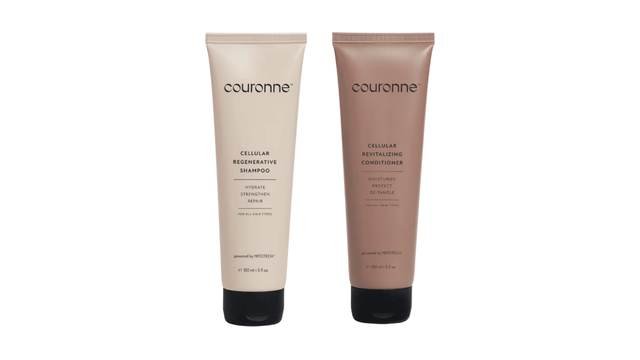 Couronne Cellular Regenerative Shampoo and Cellular Revitalizing Conditioner, formulated with Hexis Lab technology